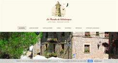 Desktop Screenshot of laposadadevillalangua.com